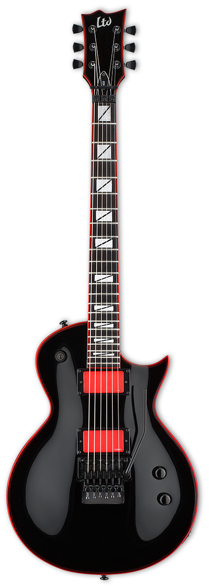Black LTD Les Paul guitar